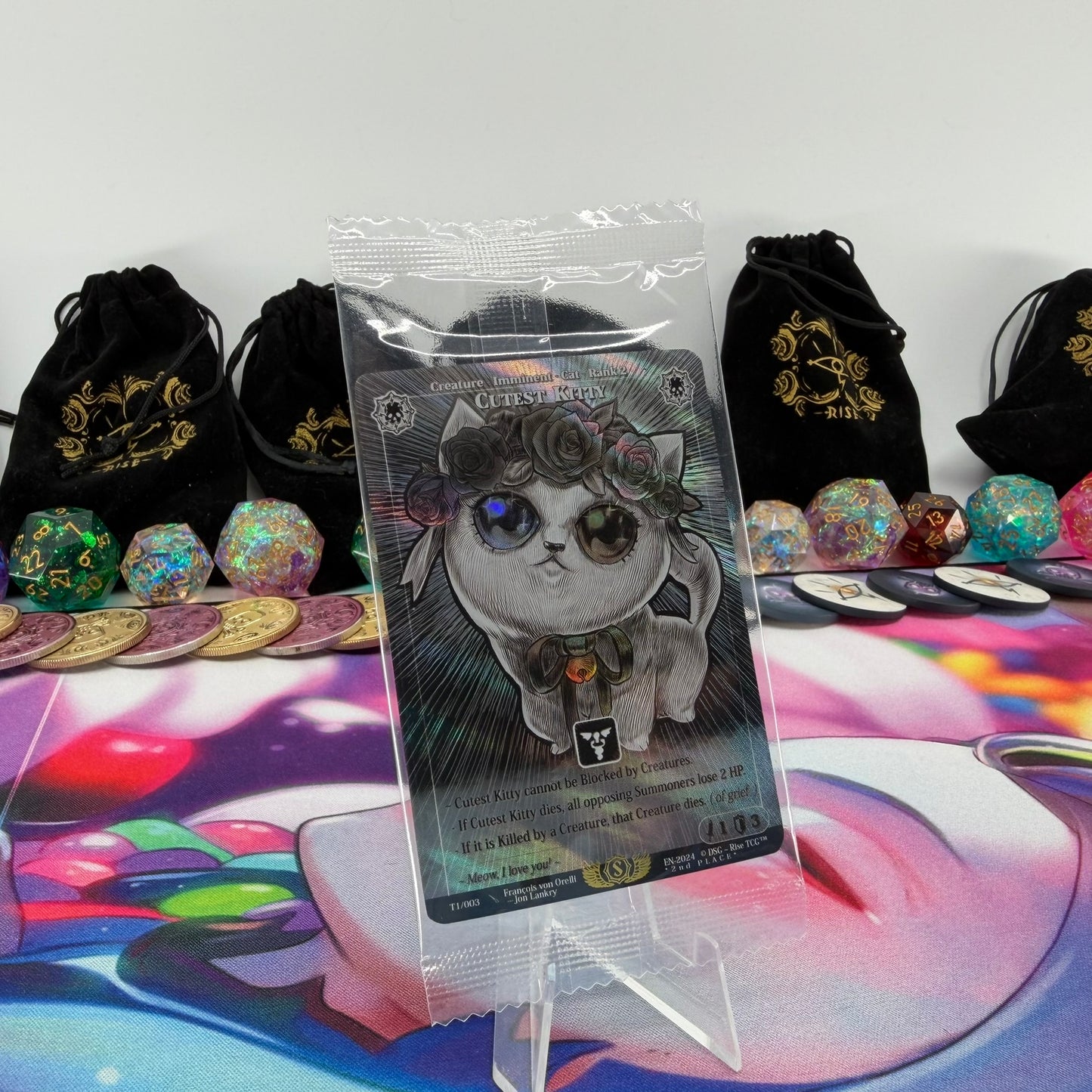 #1090 Cutest Kitty *2nd PLACE* | T1/003 | Holo | Promo Sealed Pack | Rare (EN)
