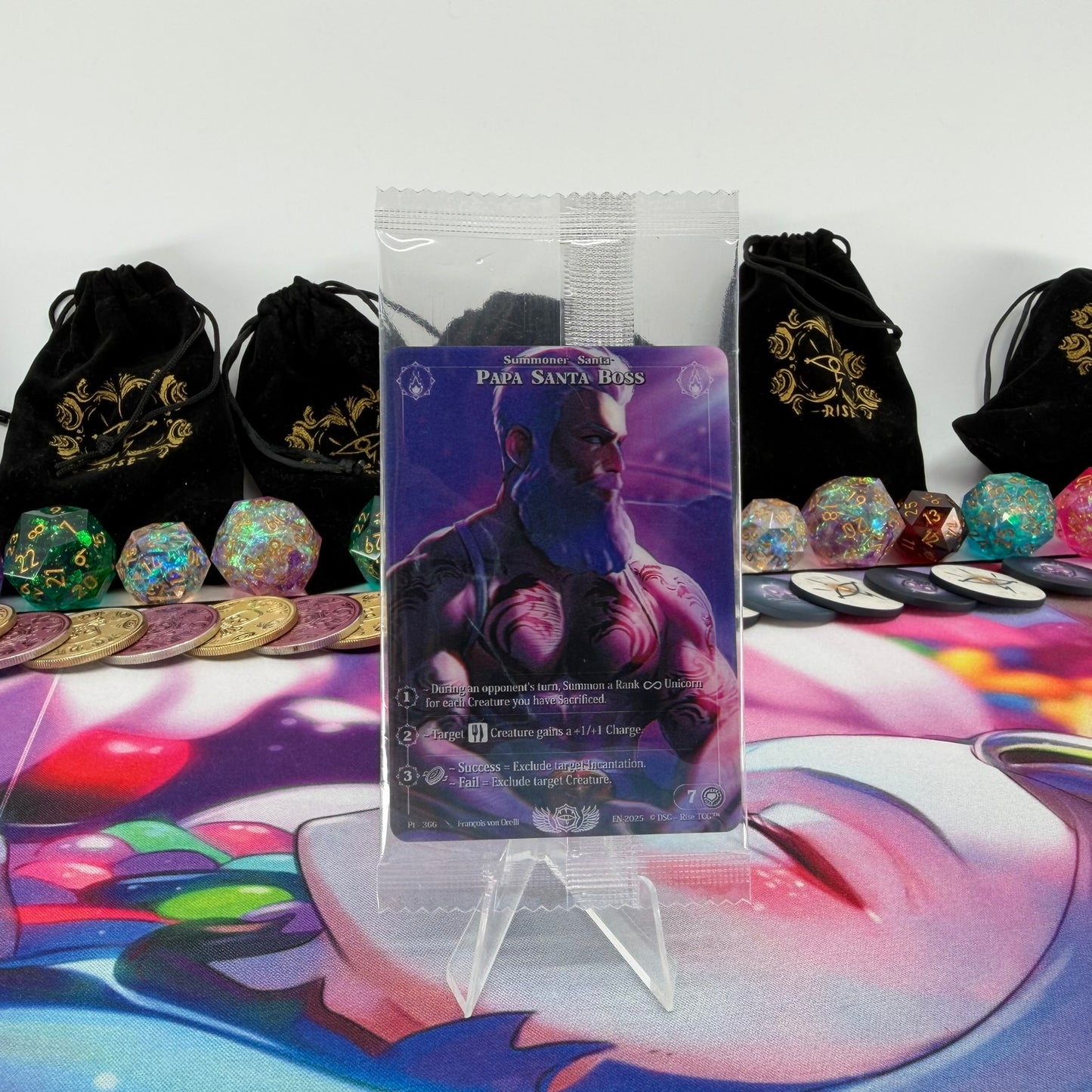 #1109 Papa Santa Boss | Pt - 366 | Depth Lenticular | Prestige 2025 Sealed Pack | Rare (EN)