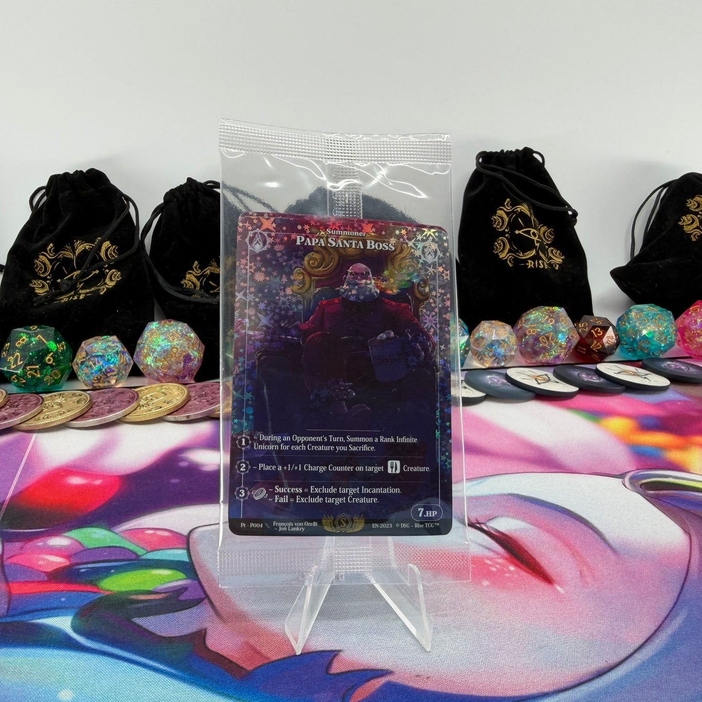 #1110 Papa & Mama Santa Boss | Pt - P004 | Star Foil | Prestige 2023 Promo Sealed Pack | Rare (EN)