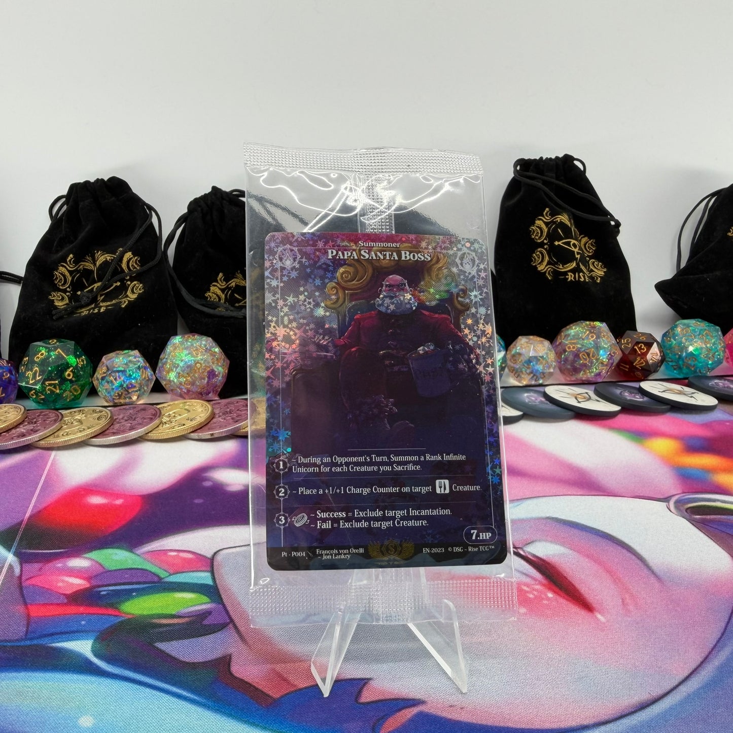 #1118 Papa & Mama Santa Boss | Pt - P004 | Star Foil | Prestige 2023 Promo Sealed Pack | Rare (EN)