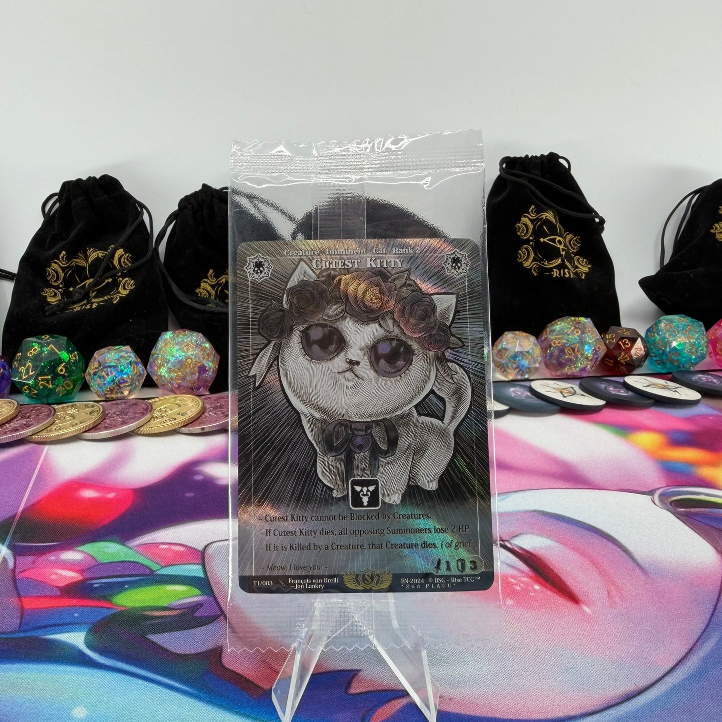#1142 Cutest Kitty *2nd PLACE* | T1/003 | Holo | Promo Sealed Pack | Rare (EN)