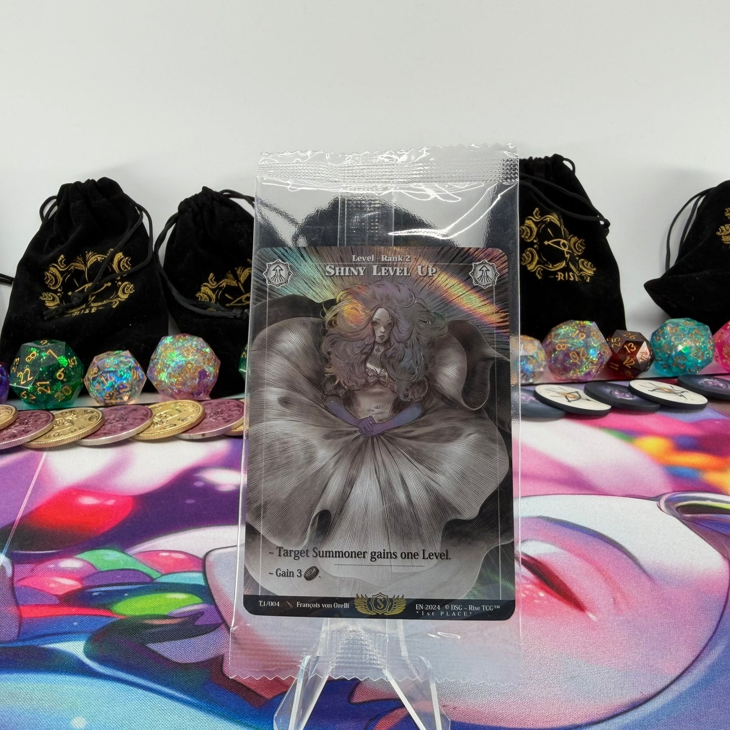 #1147 Shiny Level Up *1st PLACE* | T1/004 | Holo | Promo Sealed Pack | Rare (EN)