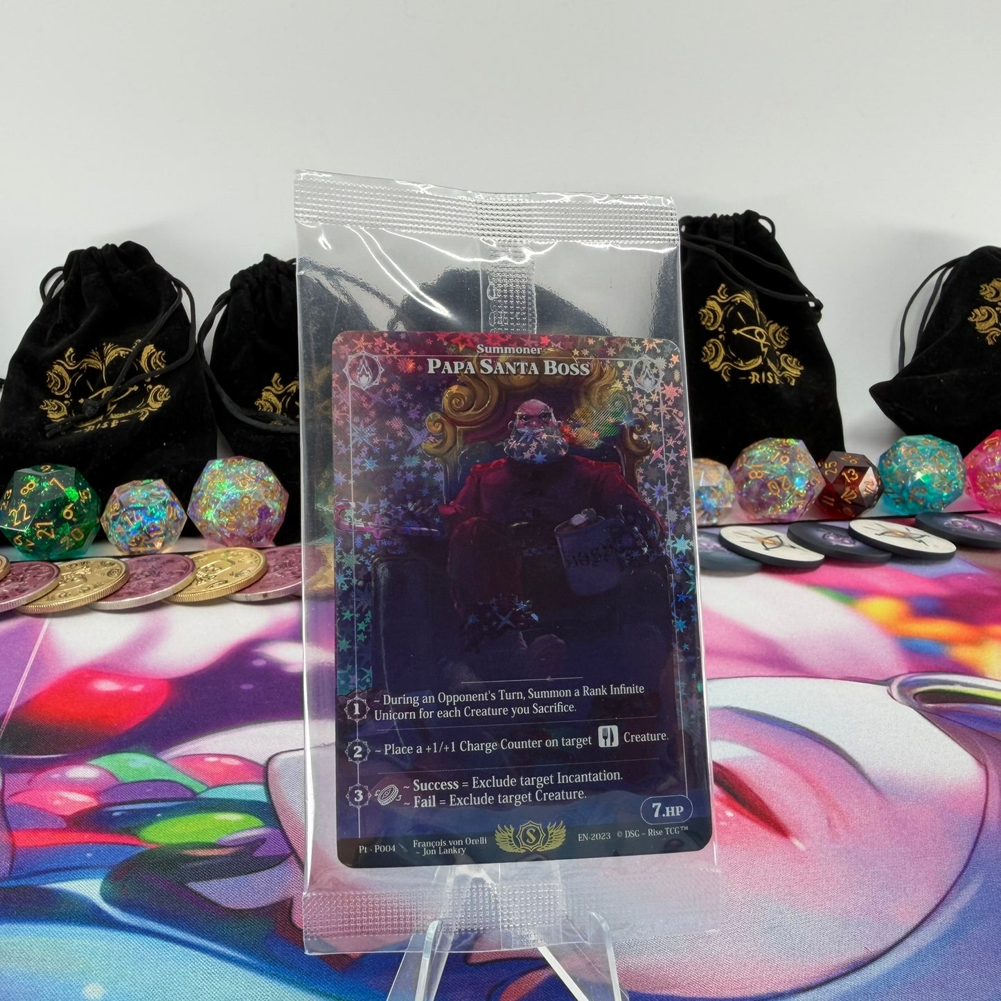 #1150 Papa & Mama Santa Boss | Pt - P004 | Star Foil | Prestige 2023 Promo Sealed Pack | Rare (EN)
