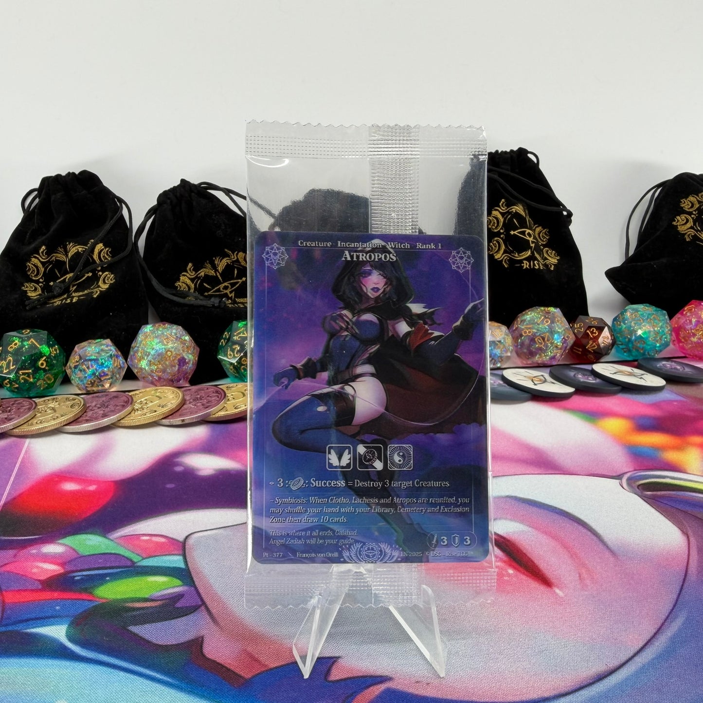 #1166 Atropos | Pt - 377 | Depth Lenticular | Prestige 2025 Sealed Pack | Legendary (EN)