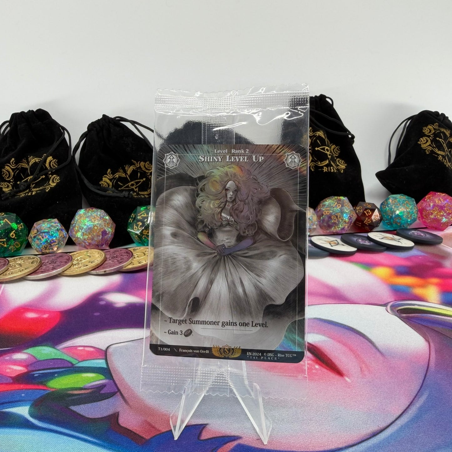 #1176 Shiny Level Up *1st PLACE* | T1/004 | Holo | Promo Sealed Pack | Rare (EN)