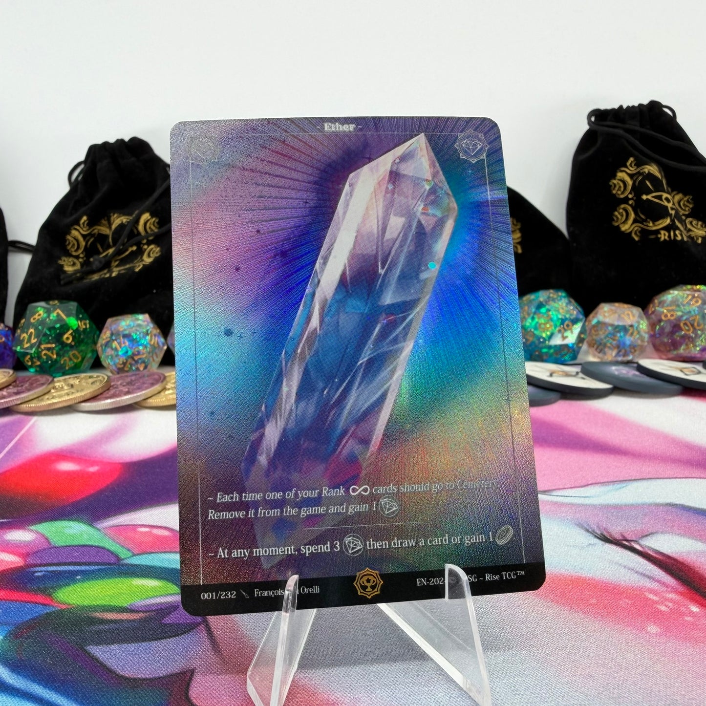 #1287 Ether | 001/232 | Holo | Trophy - 01 | Common (EN)