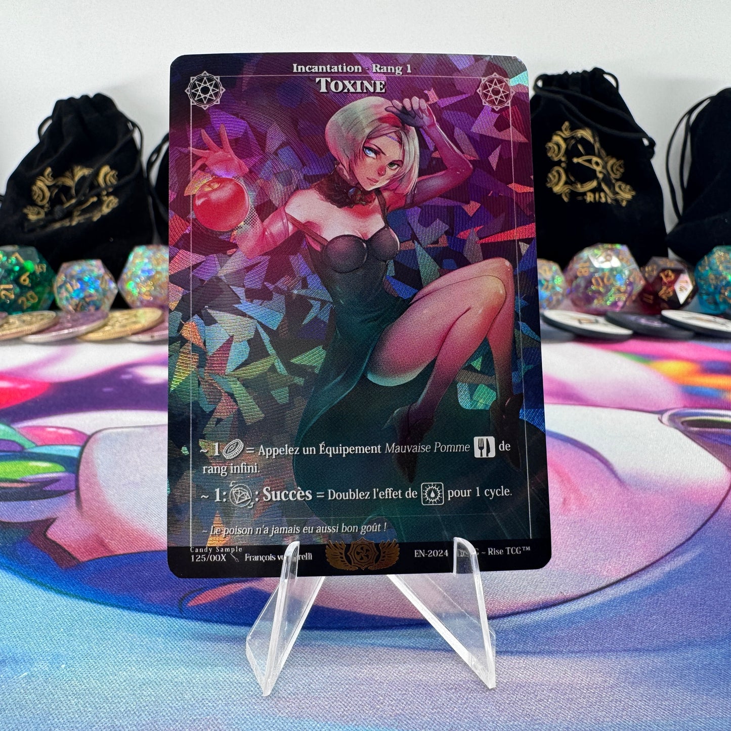 #1666 Toxine | 125/00X | Holo Cracked Ice | Candy Sample | Legendary (FR)