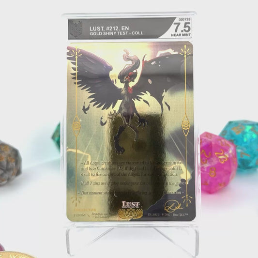 Rise TCG - Lust - Glossy Gold Test Collector - POP5