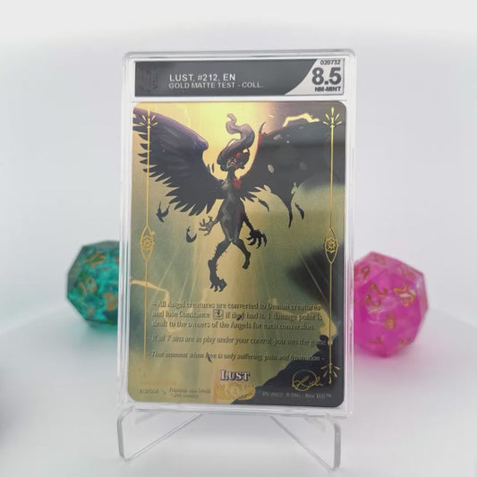 Rise TCG - Lust - Matte Gold Test Collector - POP5