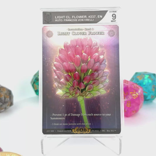 Rise TCG - Light Clover Flower - Signed by Francois - Alpha