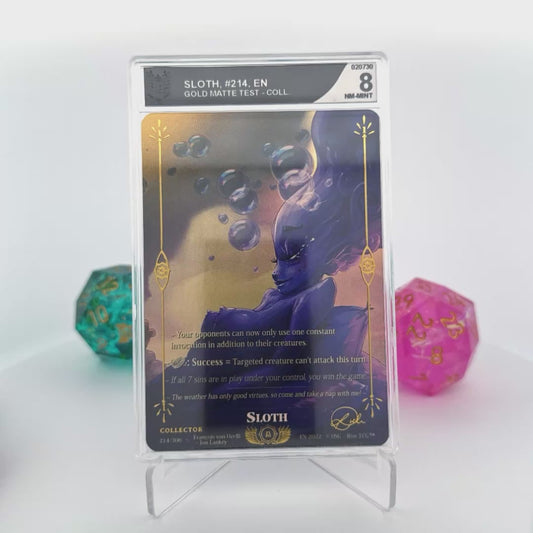 Rise TCG - Sloth - Matte Gold Test Collector - POP5