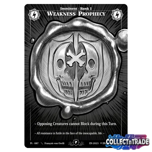Rise TCG - Weakness Prophecy Sketch #Pt-87 - Einzelkarten