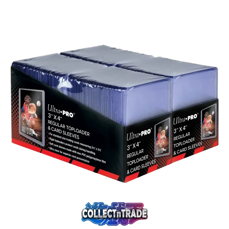 Ultra Pro - 3’’x4’’ Regular Toploader + Soft Sleeves