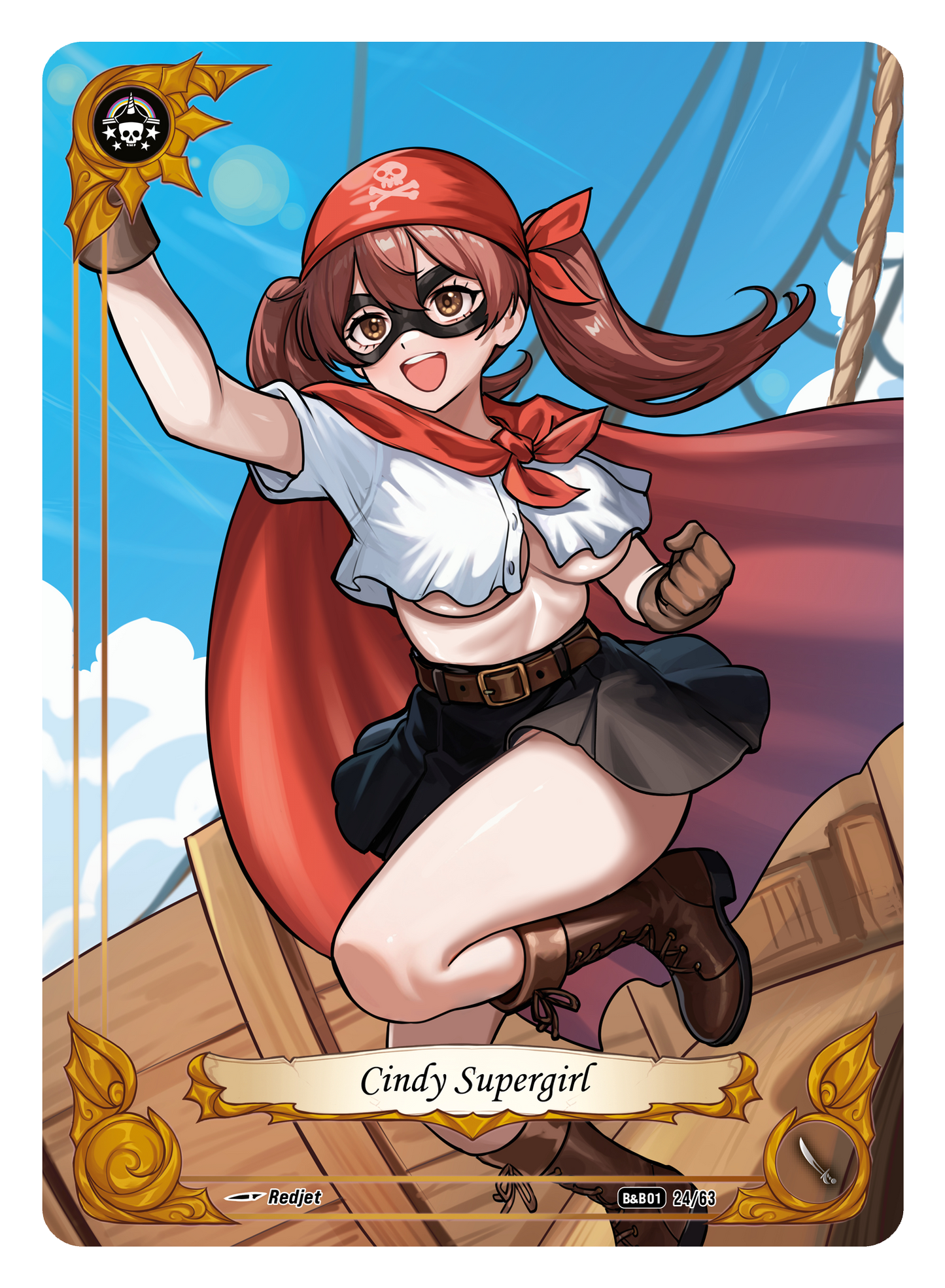 Cindy Supergirl - Reverse Rarity #24-R Booty & Beauties
