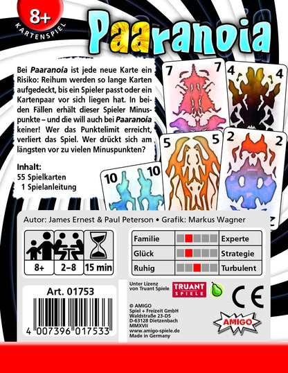 Amigo 01753 - Paaranoia - Kartenspiel