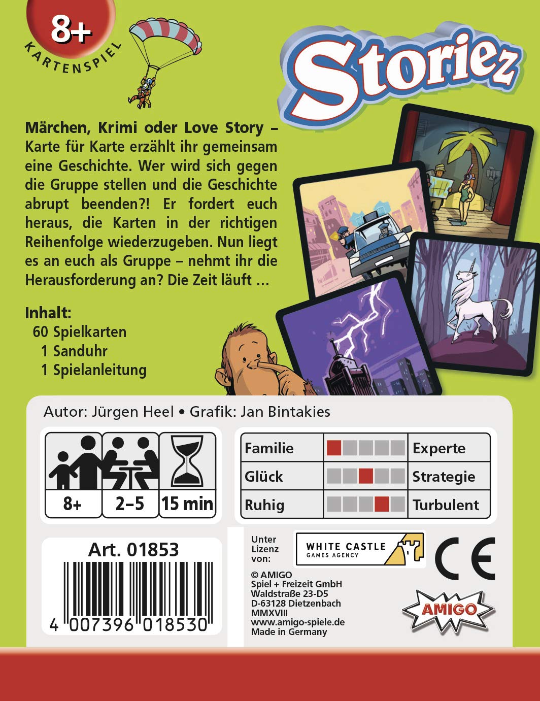 Amigo 01853 - Storiez - Kartenspiel