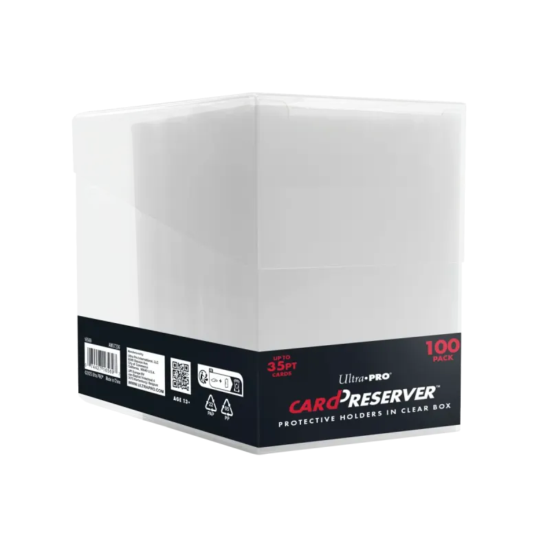 Ultra Pro: Card Preserver in Clear Box - 100ct