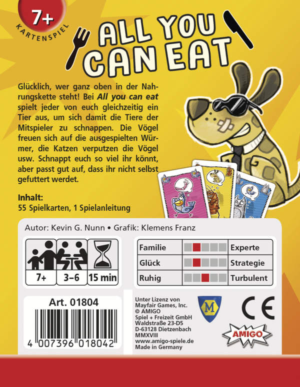 Amigo 01804 - All you can Eat - Kartenspiel