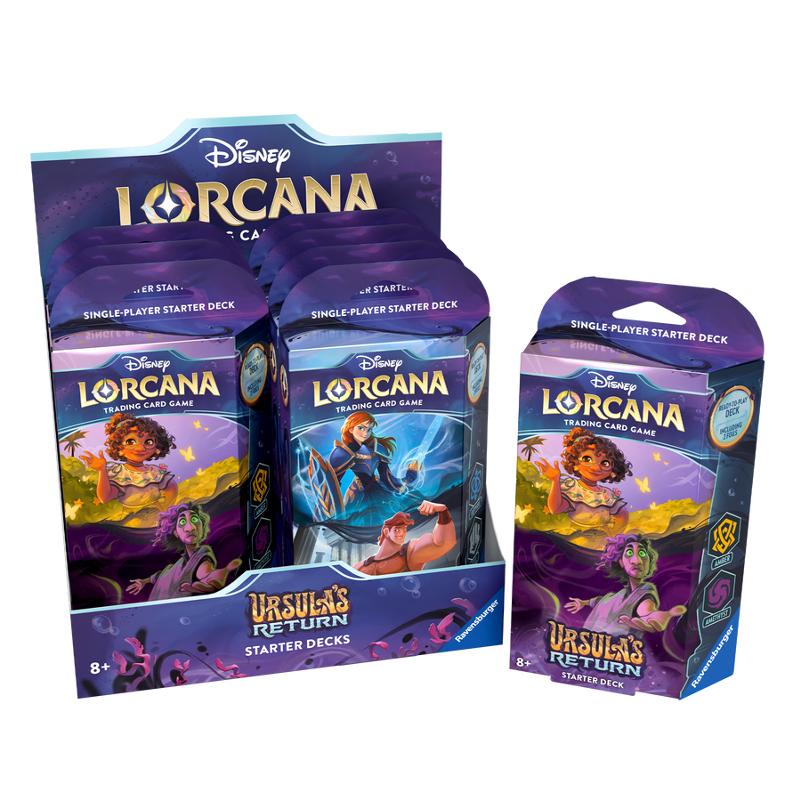 Disney Lorcana: Set 4 - Starter Deck Display (8 Packungen) (Englisch)