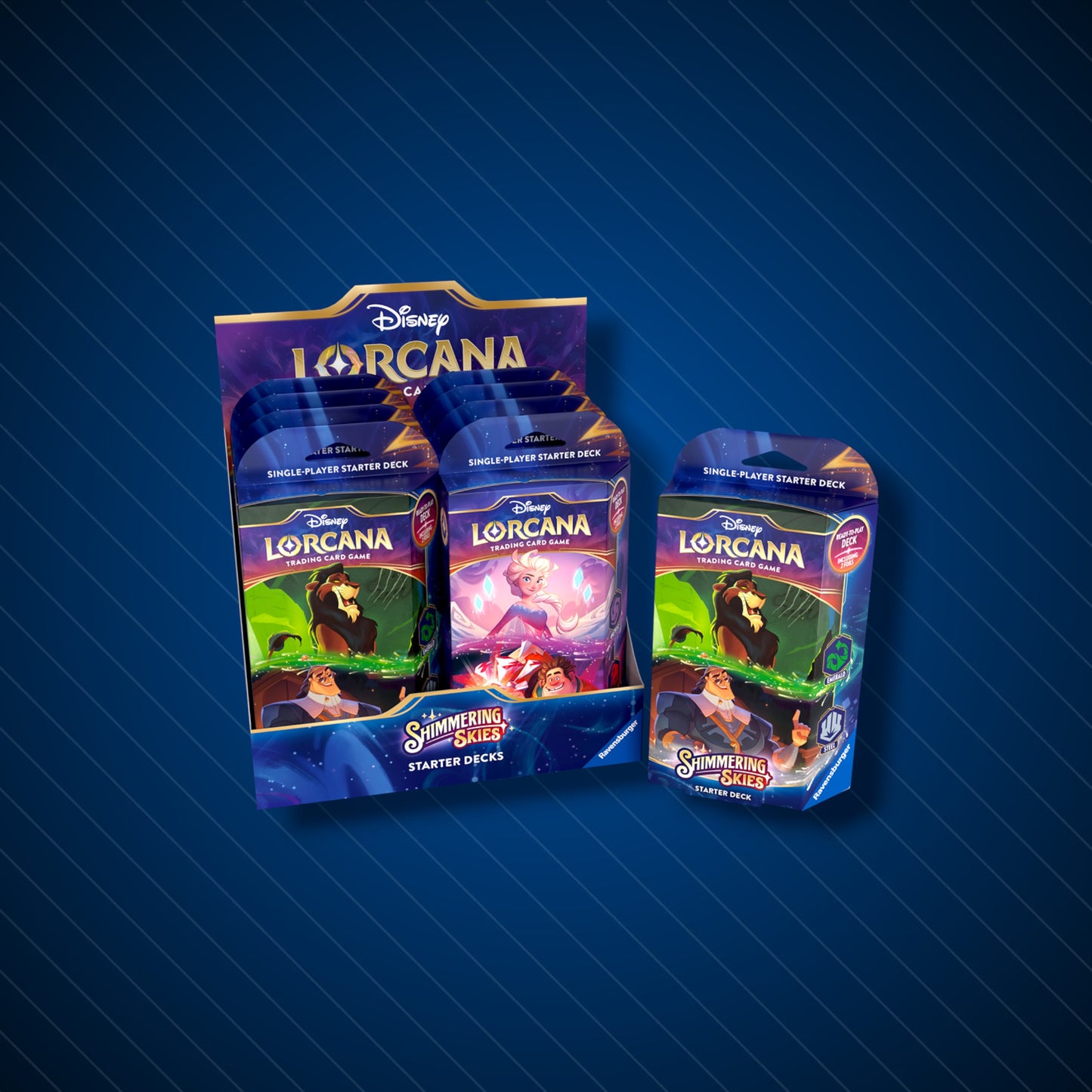 Disney Lorcana Set 5: Shimmering Skies - Starter Deck Display (8 pcs) - EN