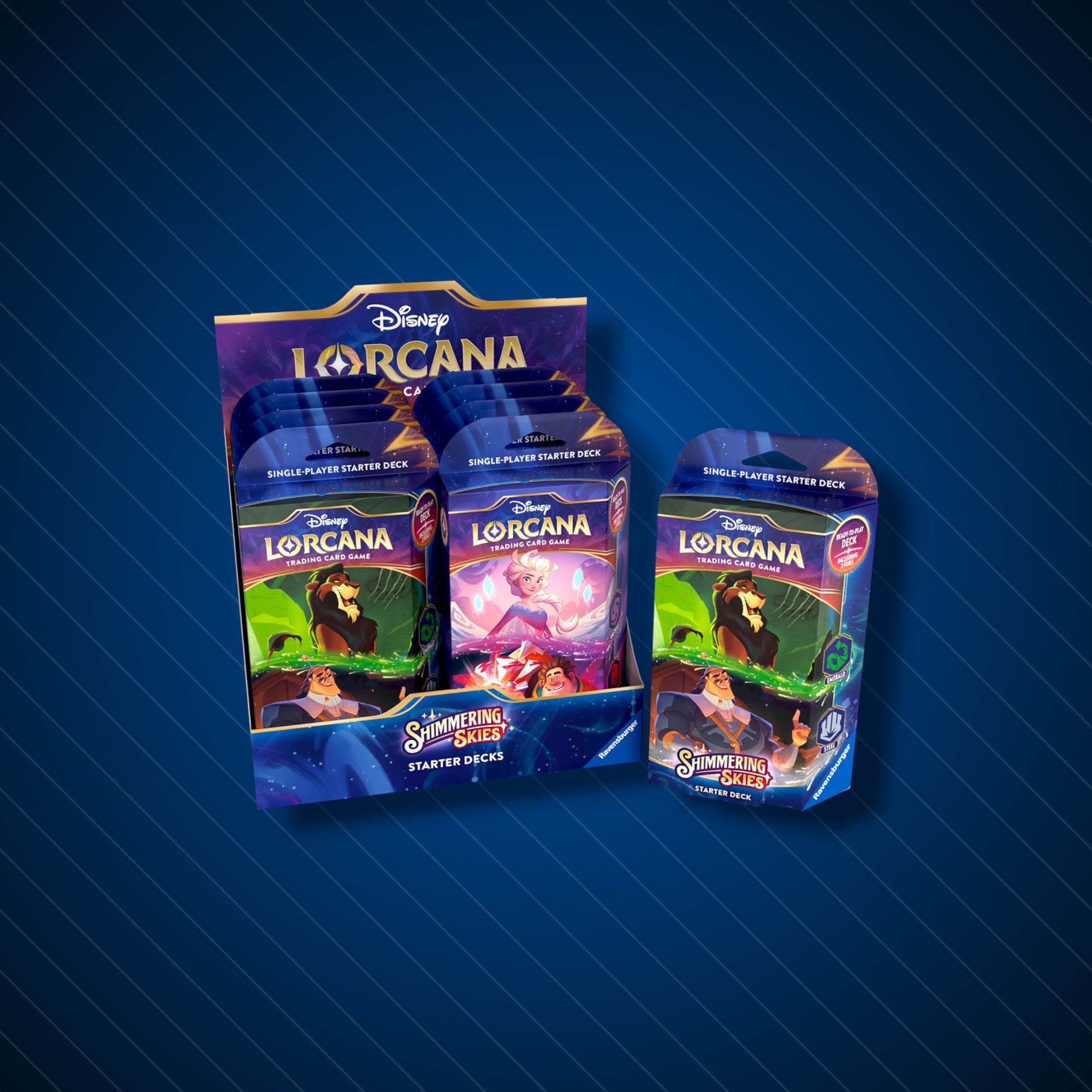 Disney Lorcana Set 5: Shimmering Skies - Starter Deck Display (8 pcs) - EN