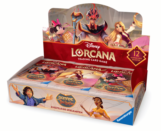 Disney Lorcana: Set 8 - Dömäne von Dschafar - Display mit 24 Booster Packs (Deutsch)