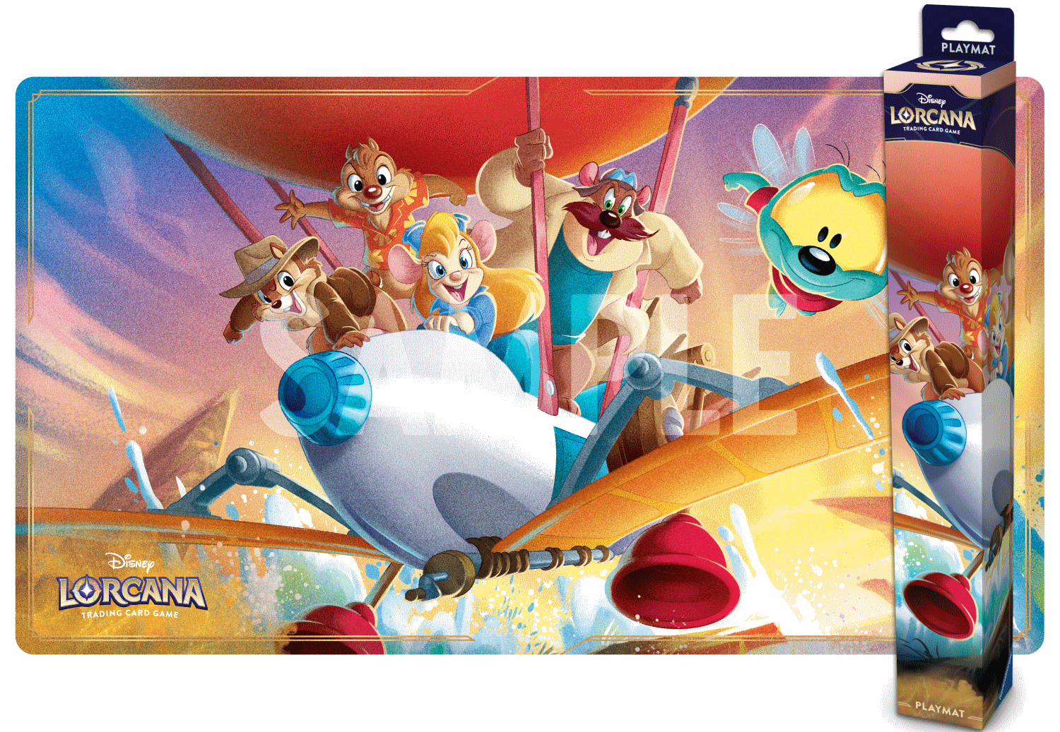 Disney Lorcana: Set 8 - Domäne von Dschafar Spielmatte Rescue Rangers