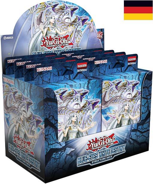 Yu-Gi-Oh! TCG Structure Deck: Blue-Eyes White Destiny Display (8) DE