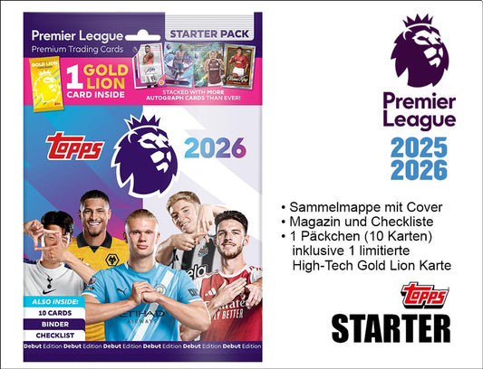 Premier League Trading Cards 2025/2026 – STARTER (20.8.2025)