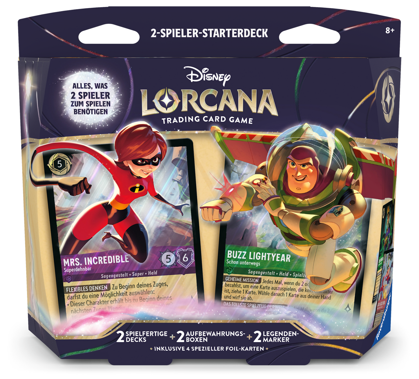 Disney Lorcana: Set 12 - Unbekannte Wildnis - Zwei-Spieler-Starterdeck (Deutsch) - Trading Cards