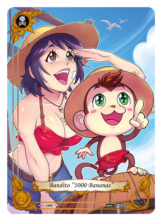 Bandito "1000 Bananas" - Reverse Rarity #62-R Booty & Beauties