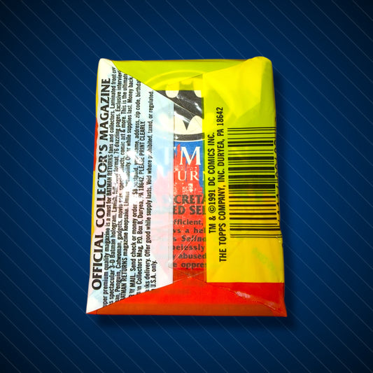 Vintage Batman Returns US Topps DC 1991 SEALED Trading Card Pack RARE!