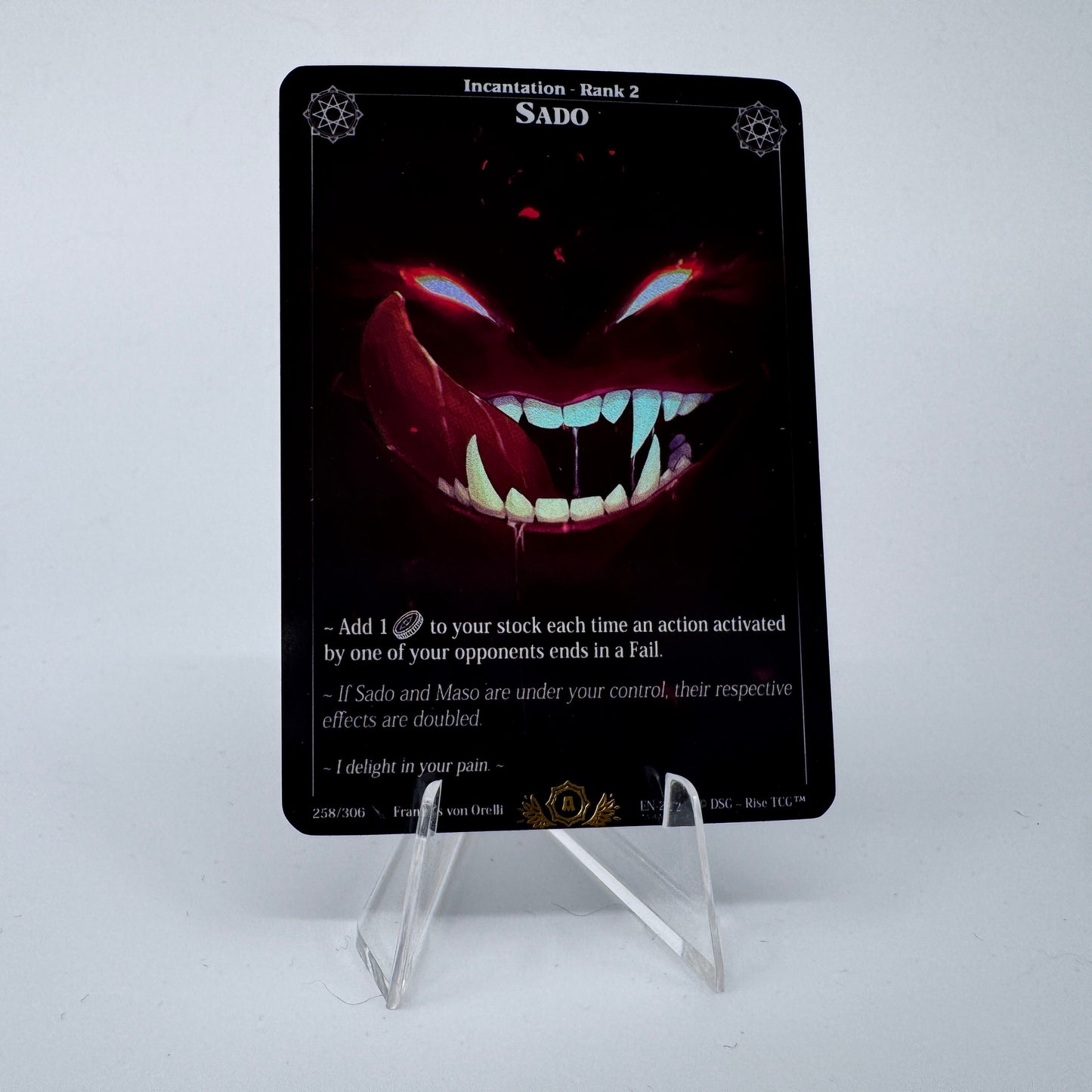 #85 Sado | 258/306 | Holo | Sample-C | Uncommon (EN)