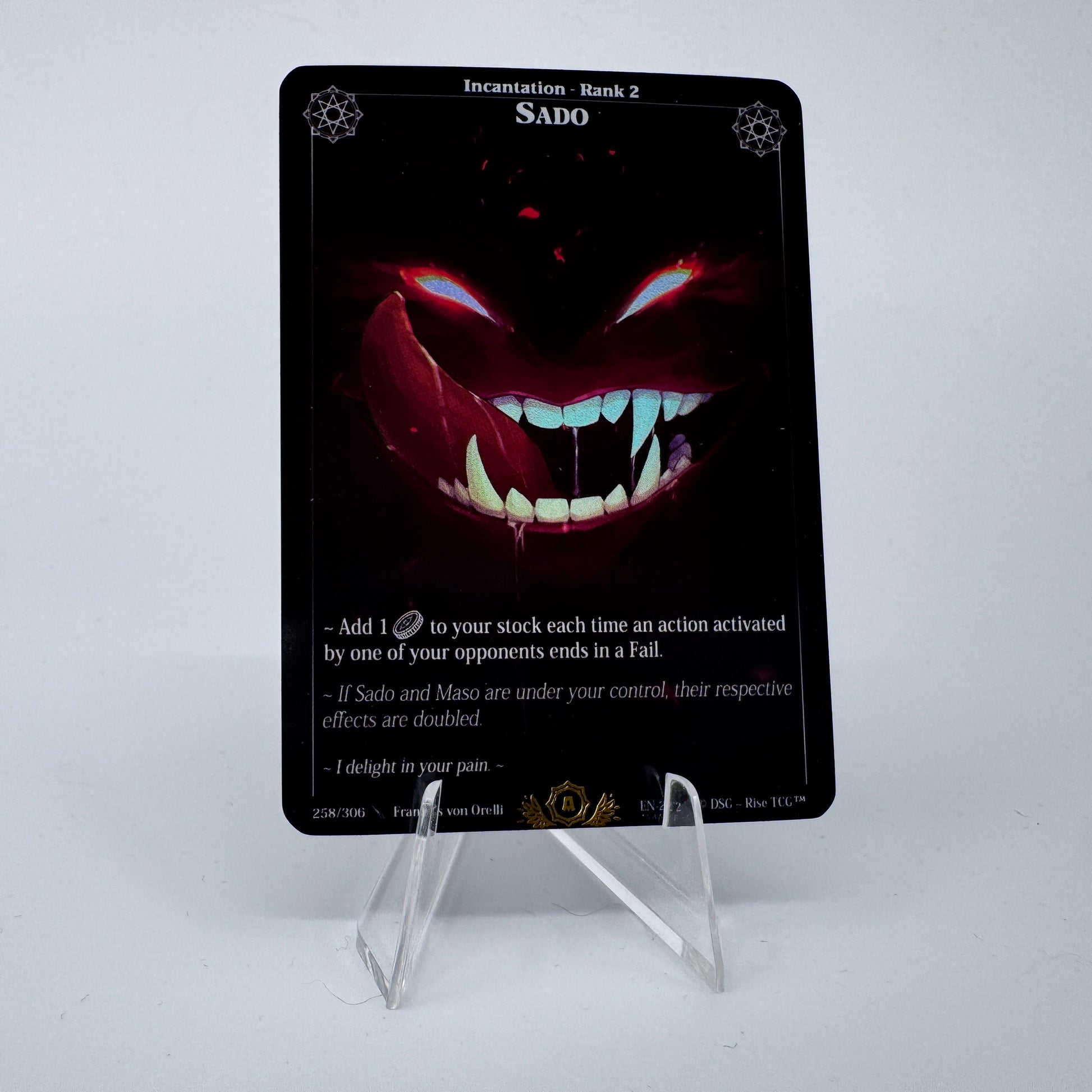#85 Sado | 258/306 | Holo | Sample-C | Uncommon (EN)