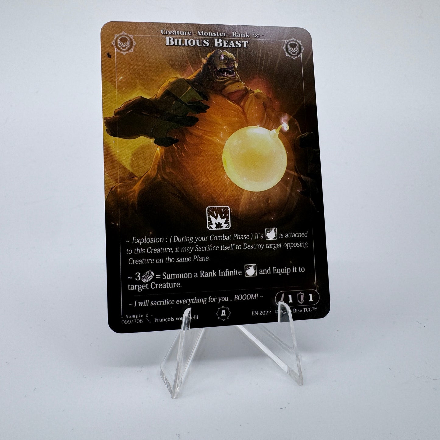 #106 Bilious Beast | 099/308 | Non Holo | Sample 2 | Common (EN)