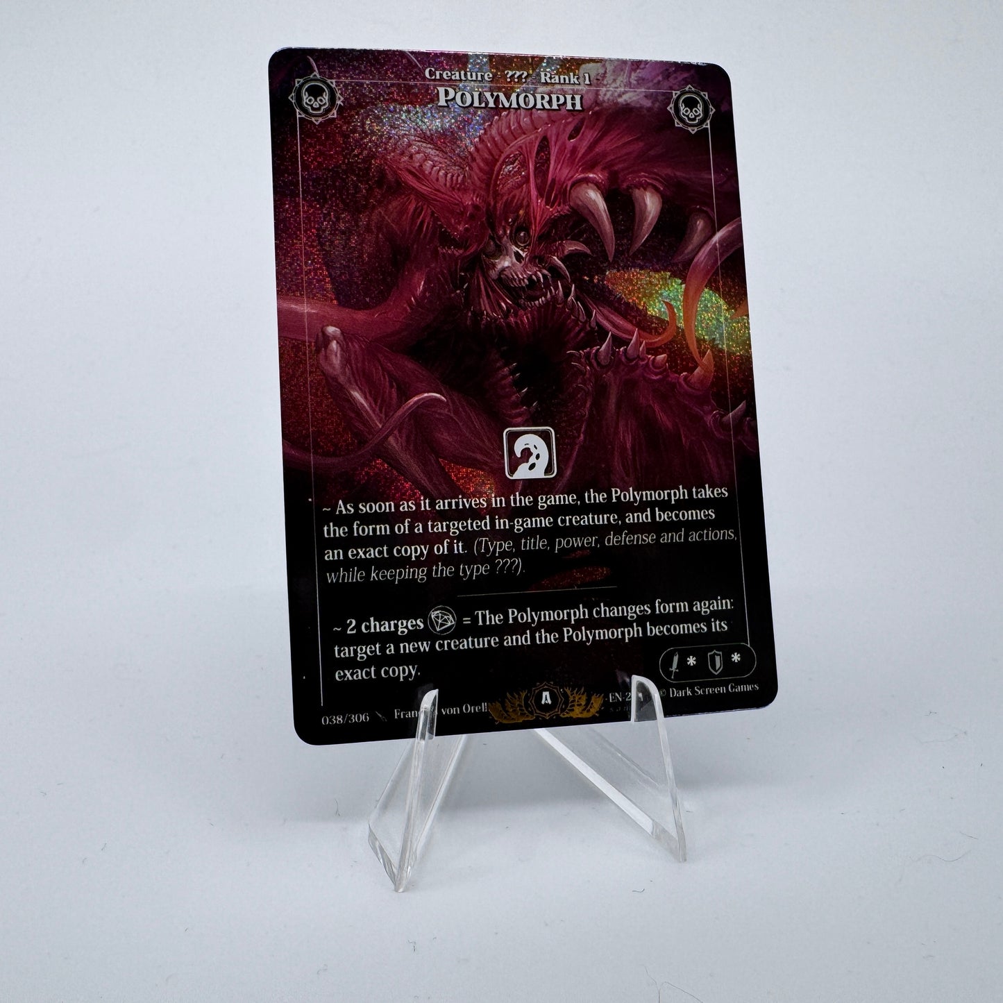 #113 Polymorph | 038/306 | Holo | Sample 1 Cold Stamped | Legendary (EN)