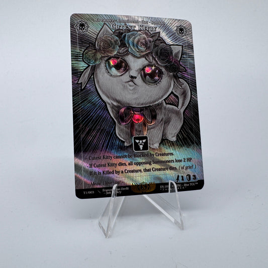 #117 Cuttest Kitty *2nd PLACE* | T1/003 | Holo | Tournament | Rare (EN)