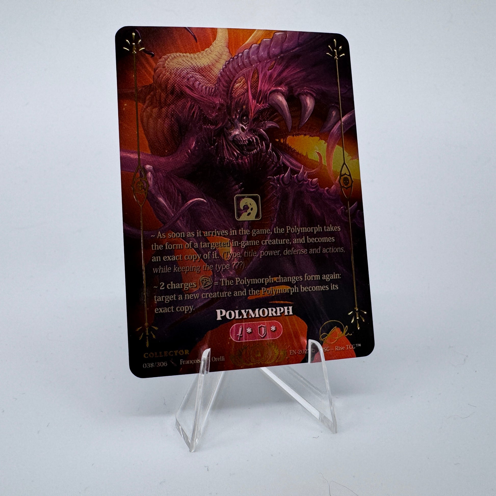 #134 Polymorph | 038/306 | Collector Test Matte SAMPLE | Legendary (EN)