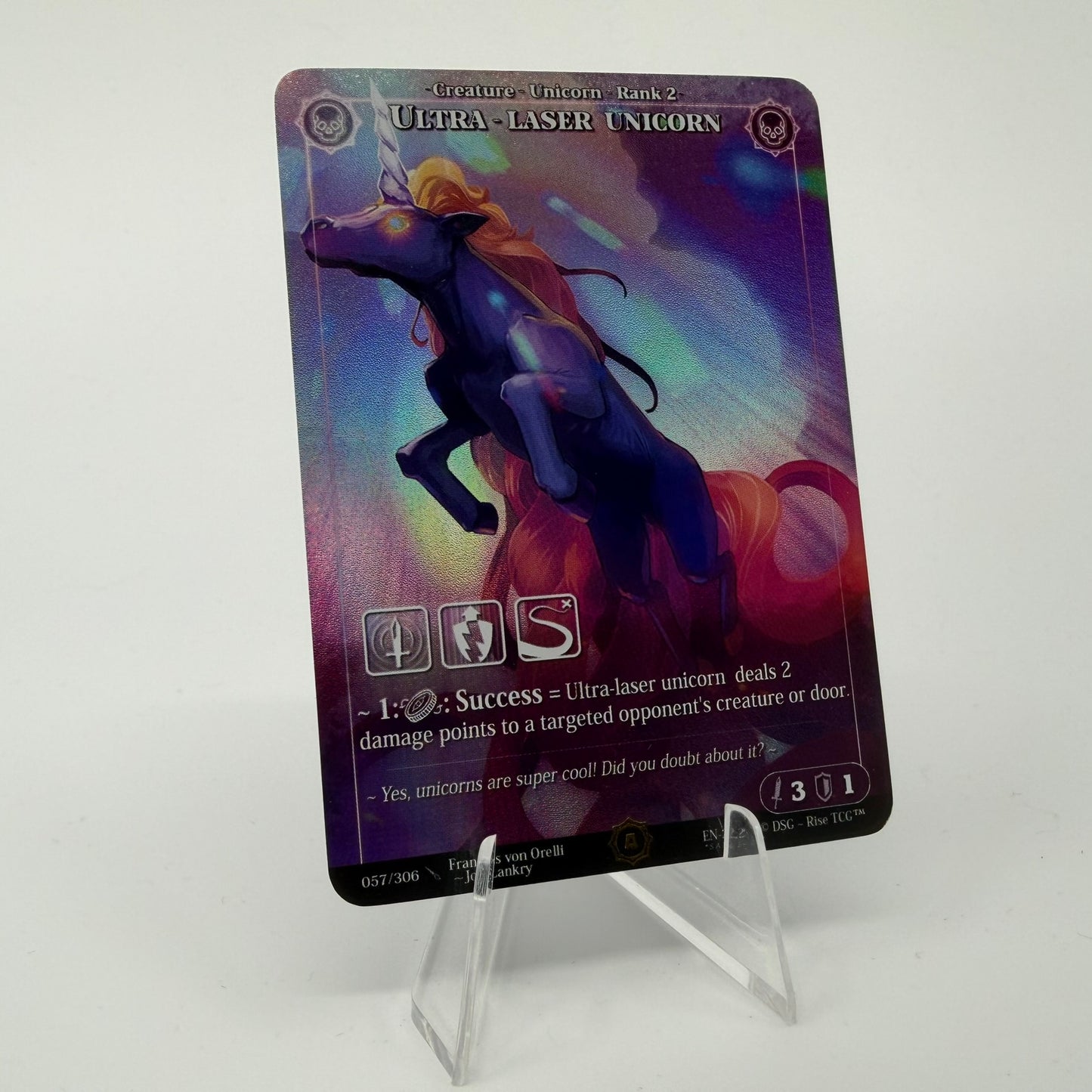 #137 Ultra-Laser Unicorn | 057/306 | Holo | Sample-C | Common (EN)