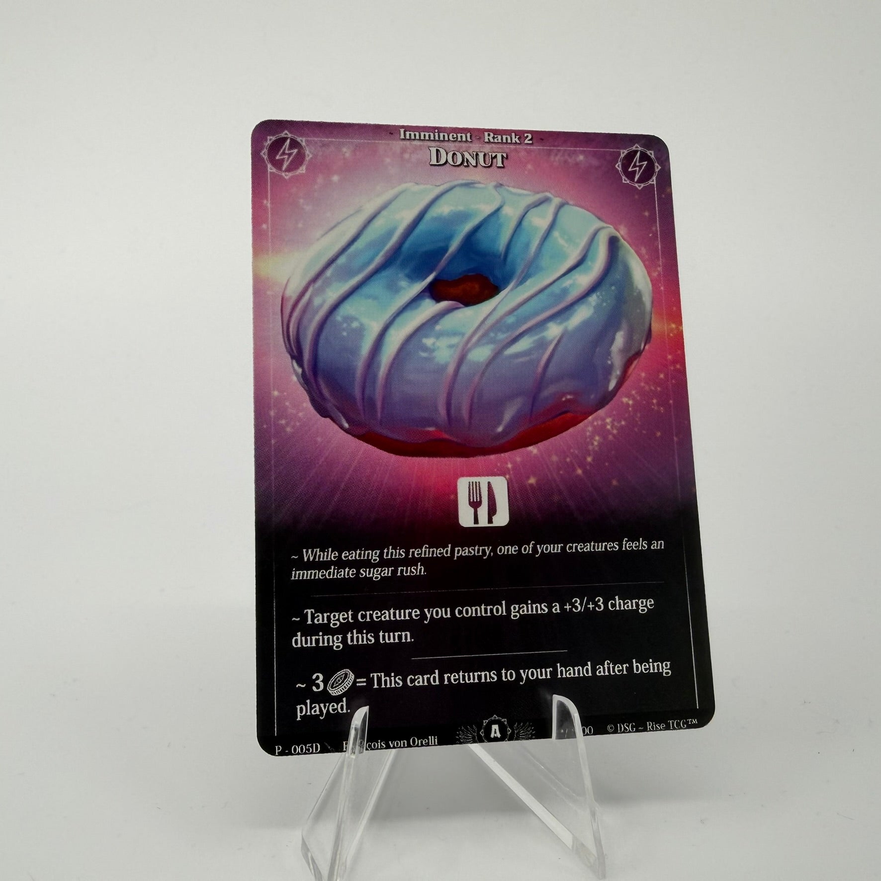 #144 Donut | P - 005D | Textured - Donut Madness | Patreon Promo | Rare (EN)