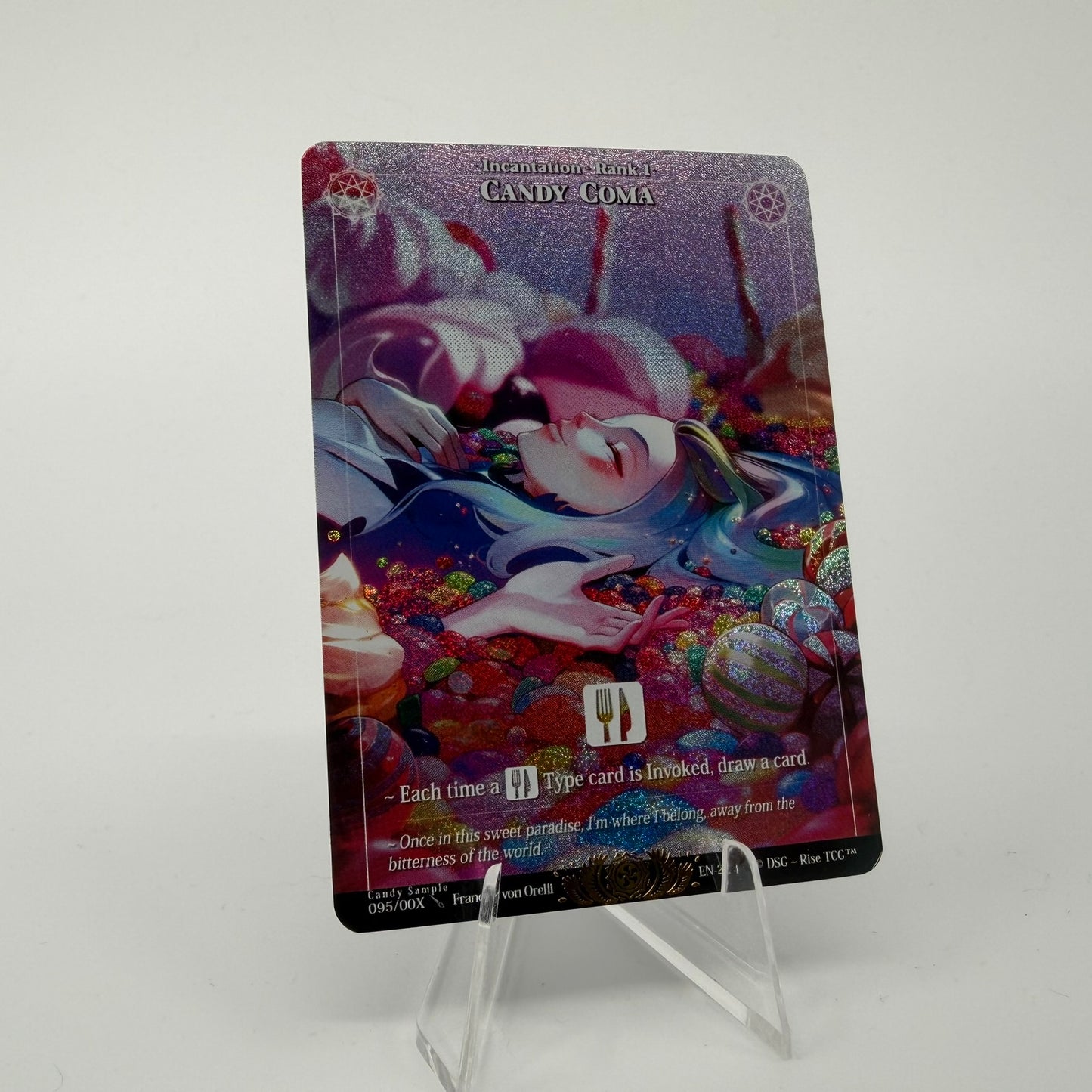 #148 Candy Coma | 095/00X | Glitter Holo | Candy Sample | Legendary (EN)