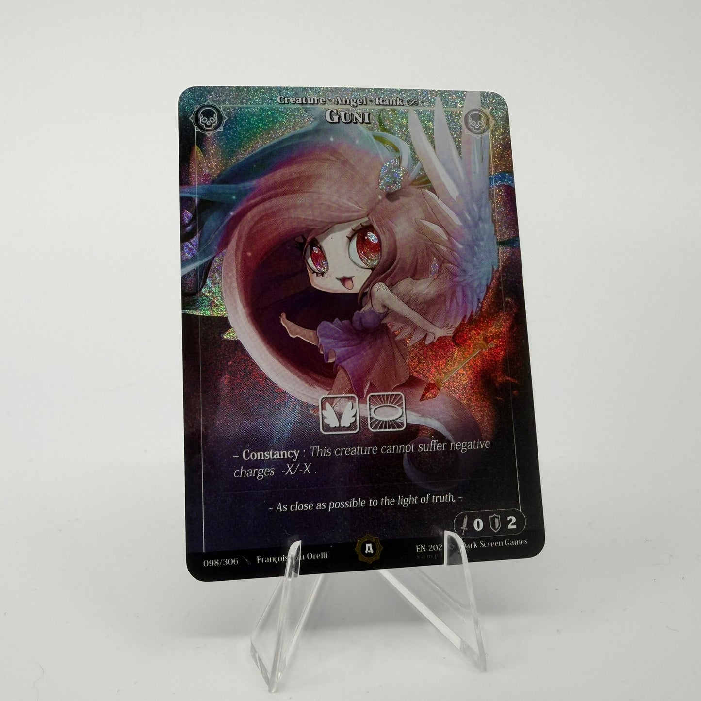 #150 Guni | 098/306 | Holo | Sample 1 Hot Stamped | Common (EN)