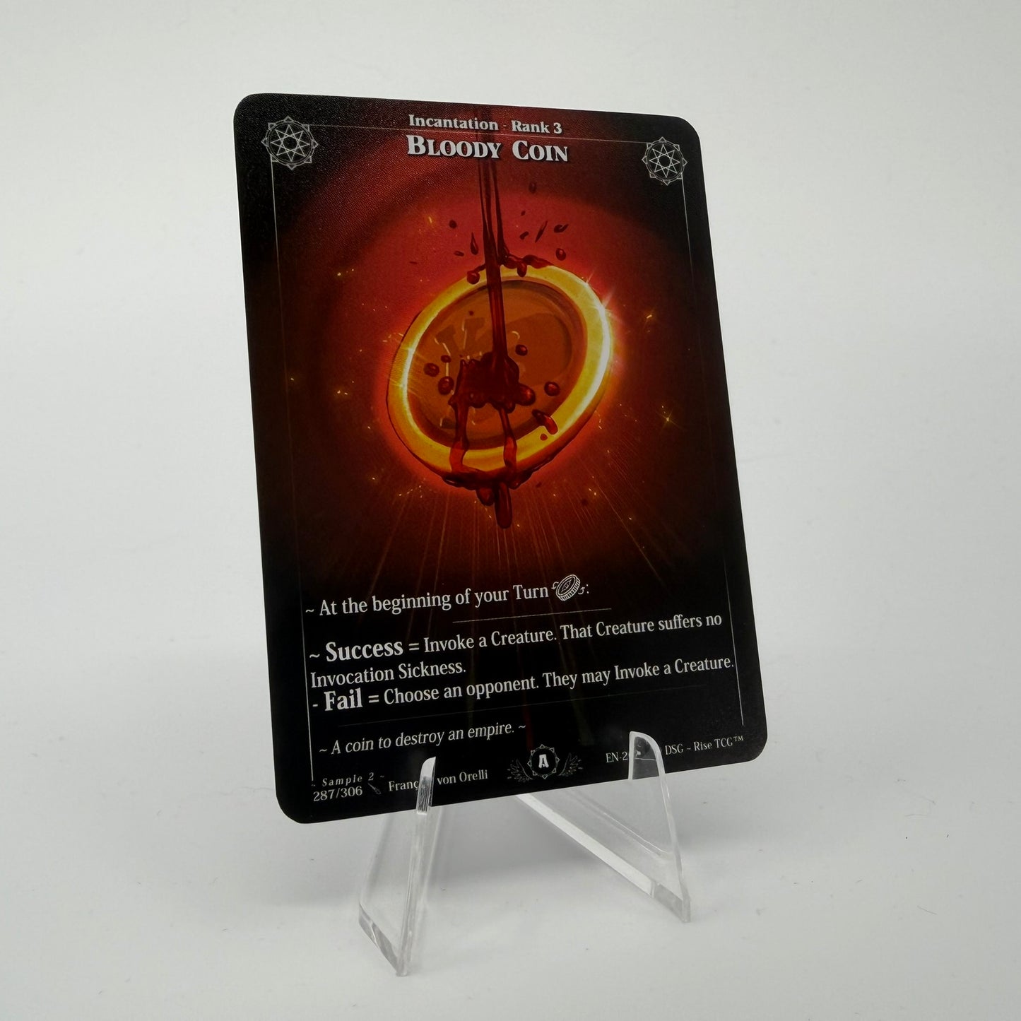 #156 Bloody Coin | 287/306 | Non Holo | Sample 2 | Uncommon (EN)