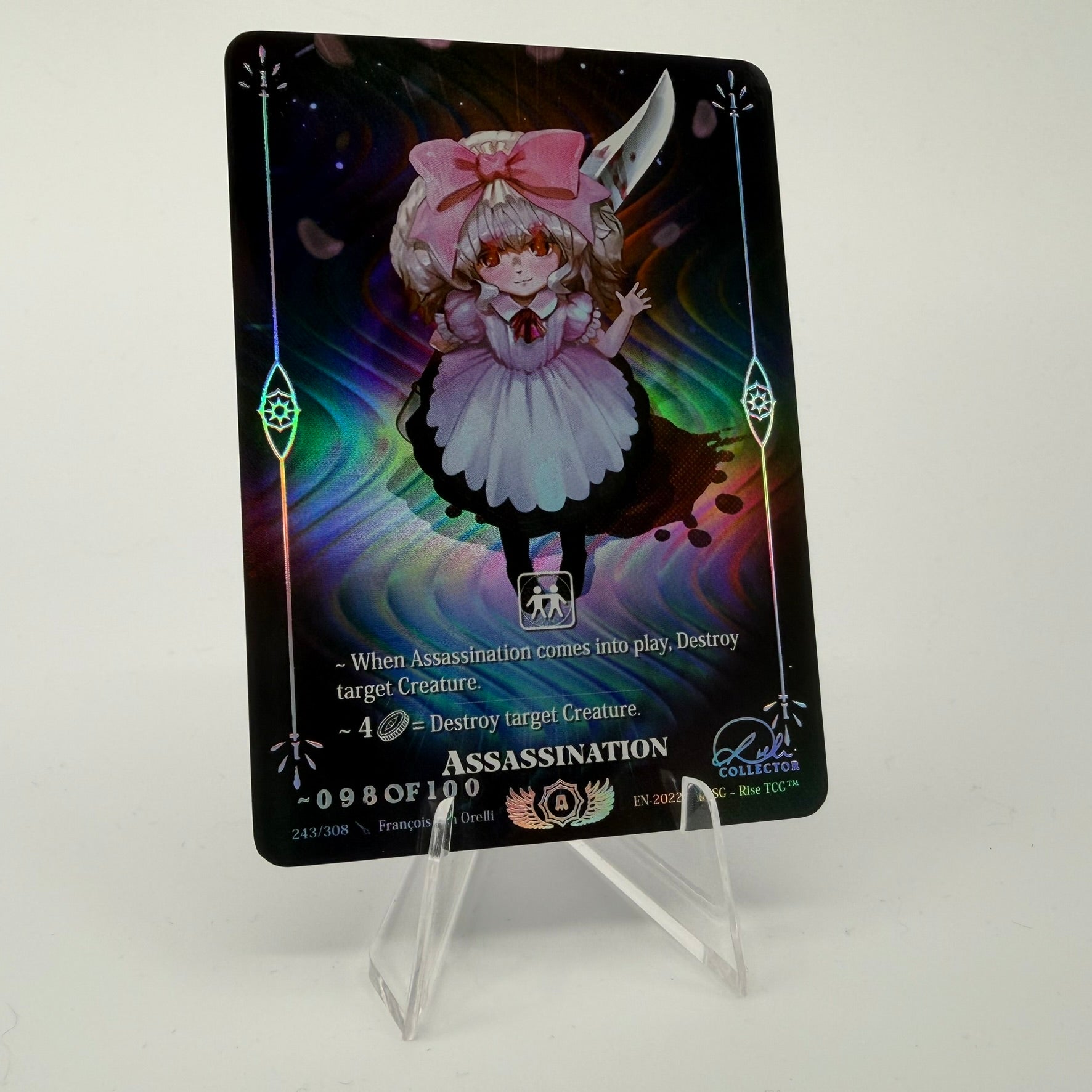 #181 Assassination | 243/308 | Collector 098/100 | Alpha | Rare (EN)