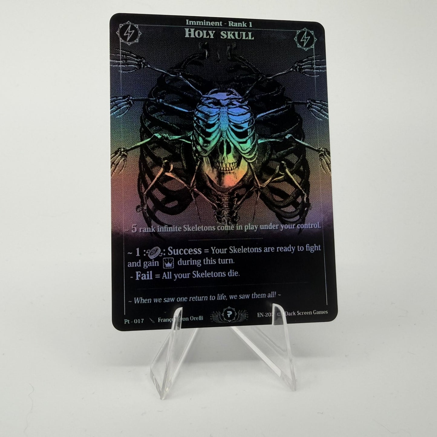 #185 Holy Skull | Pt - 017 | Holo | Patreon | Rare (EN)