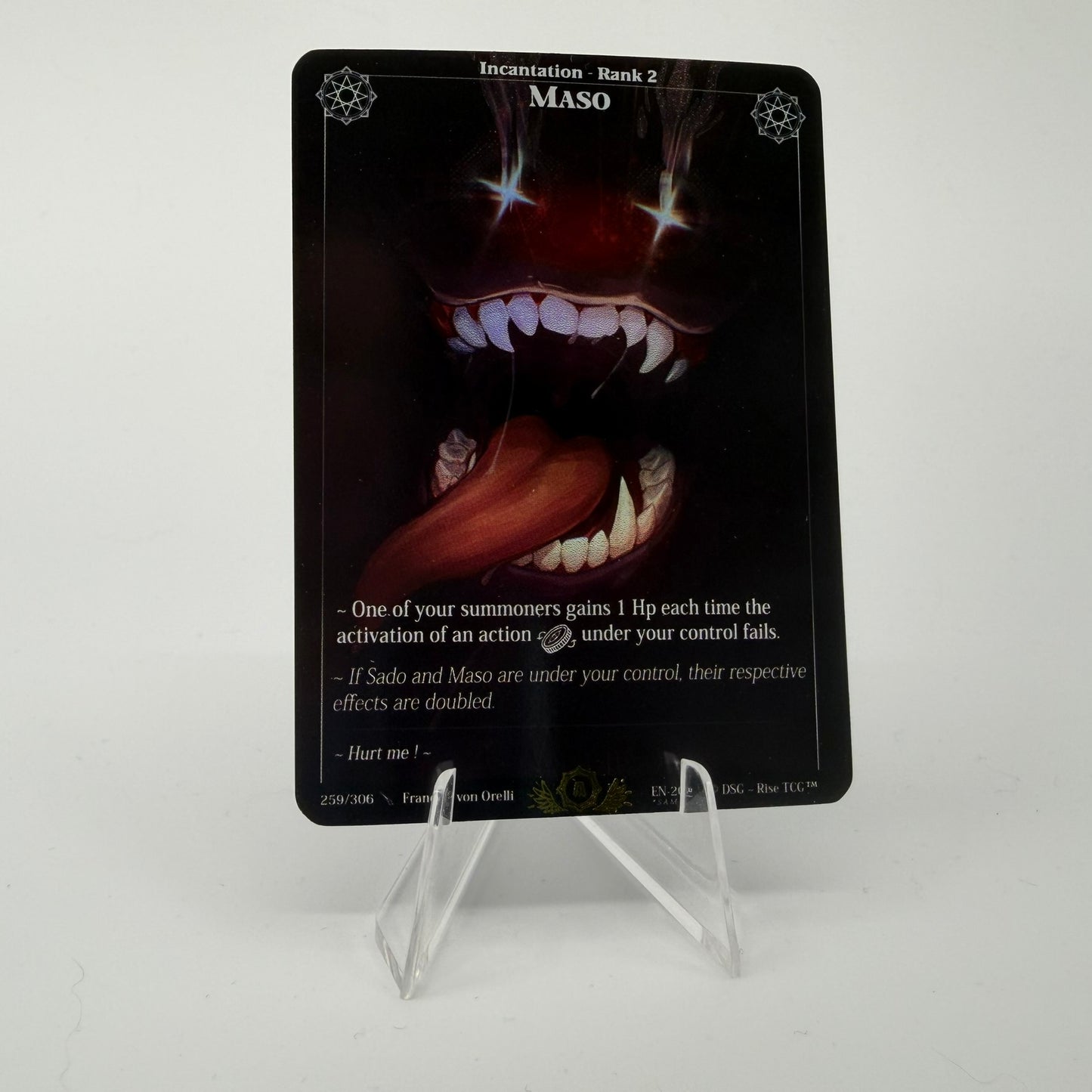 #186 Maso | 259/306 | Holo | Sample-C | Uncommon (EN)