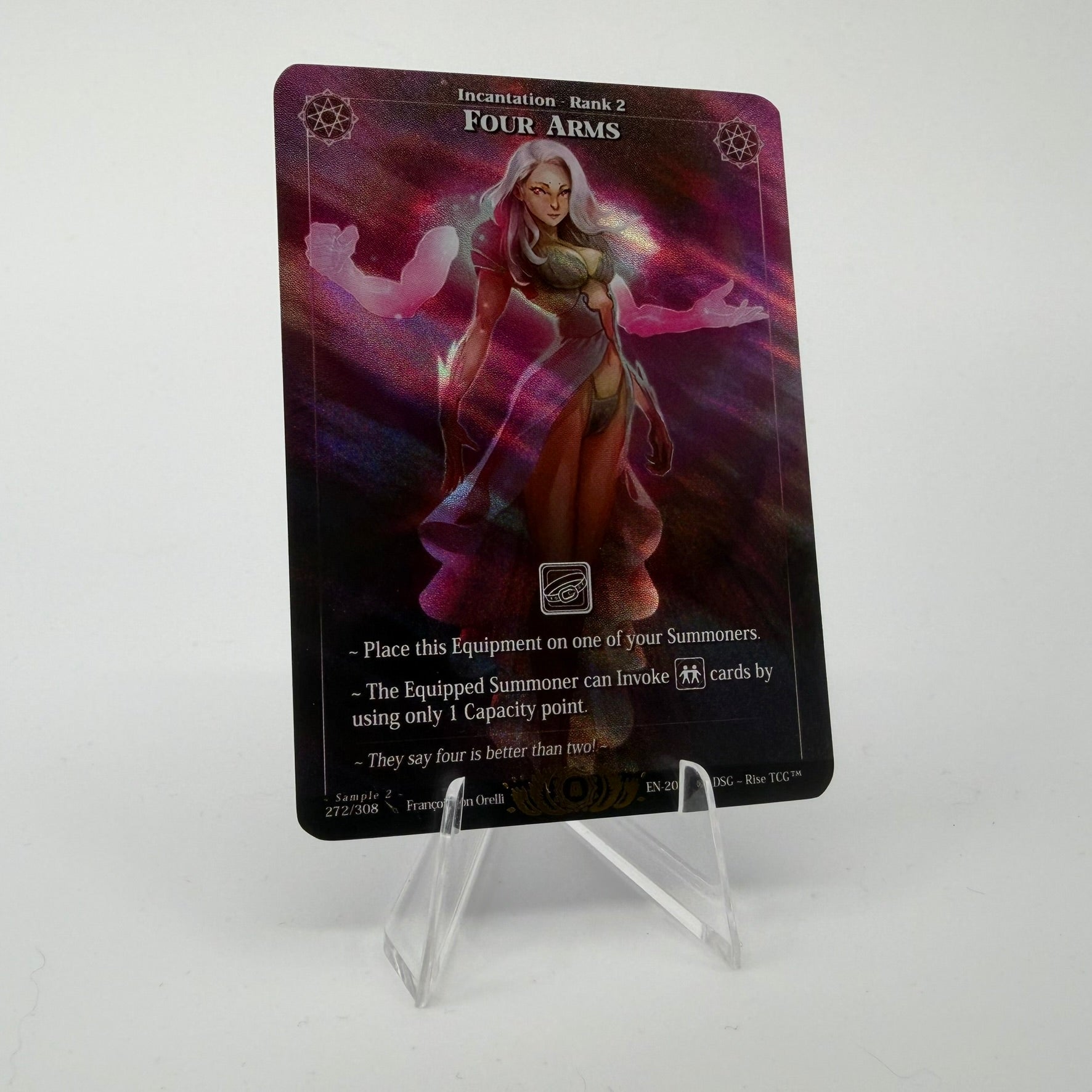 #203 Four Arms | 272/308 | Holo | Sample 2 | Legendary (EN)