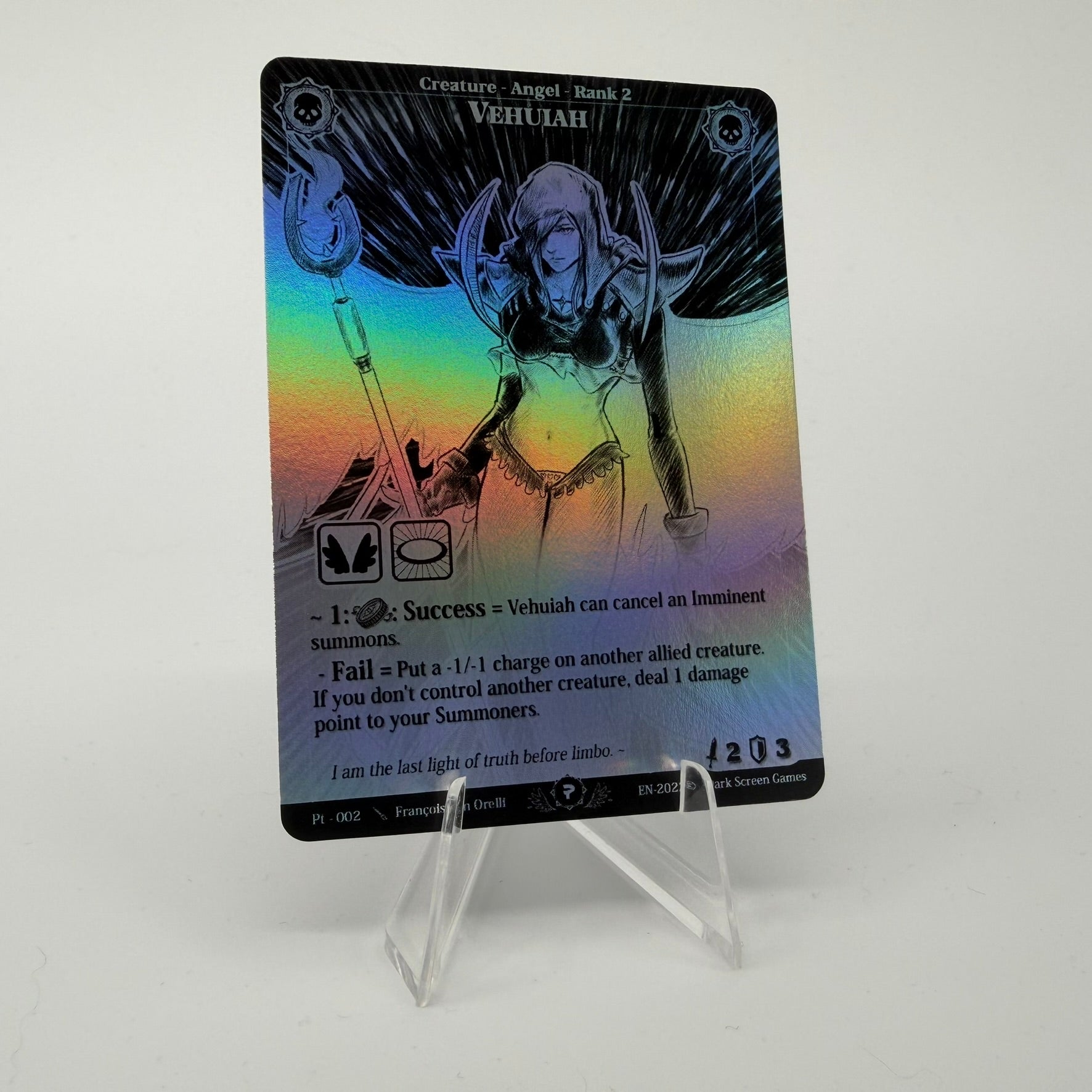 #205 Vehuiah | Pt - 002 | Holo | Patreon | Uncommon (EN)