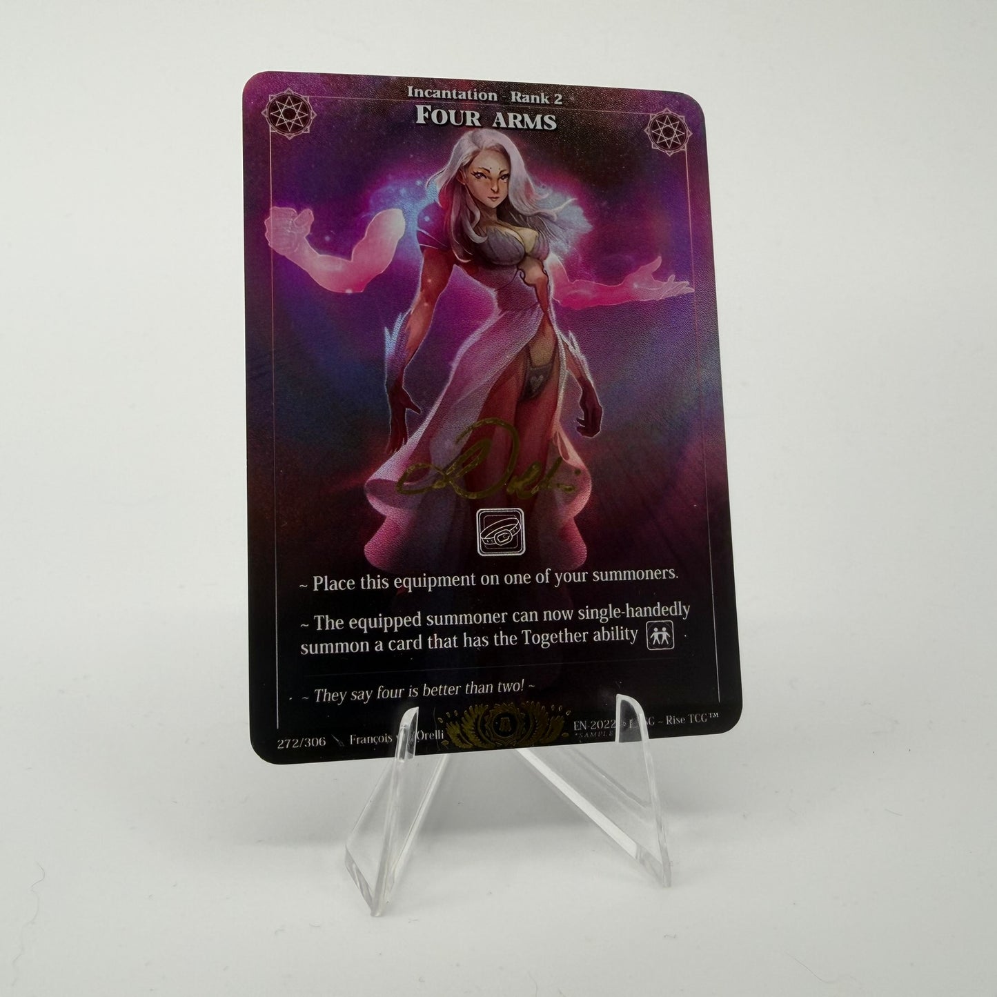#210 Four Arms | 272/306 | Holo Signed by Francois | Sample-C | Legendary (EN)