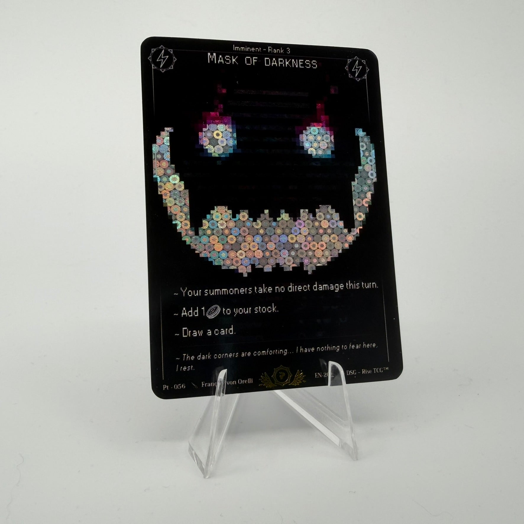 #220 Mask of Darkness | Pt - 056 | Holo | Patreon | Uncommon (EN)